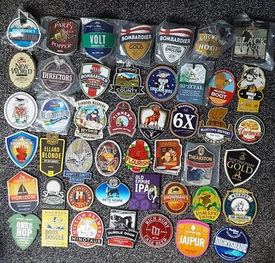 £24.99 • Buy Beer Ale Pump Clips Badges X 46 New Used Joblot Doggle Jaipur Brightside Blonde