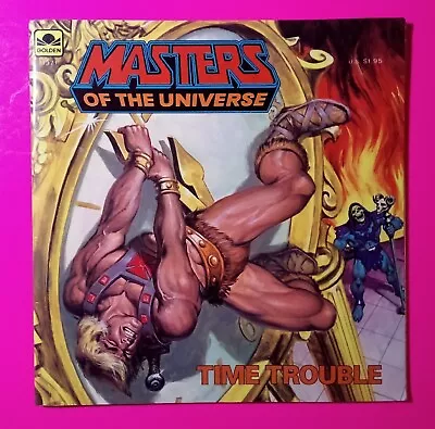 He Man Masters Of The Universe Time Trouble 1984 Golden Book 11371 • $5