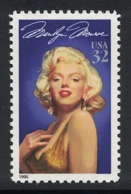 Scott 2967- Marilyn Monroe Legends Of Hollywood- MNH 1995- 32c Mint Unused • $1.19