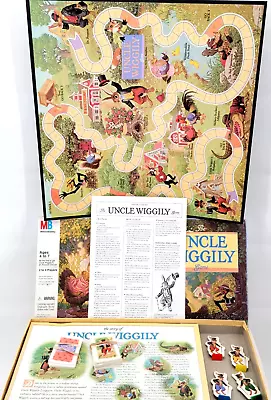  The Uncle Wiggly Board Game1988 Vintage Milton Bradley Boys & Girls Complete • $11.97