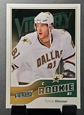 2011 Victory #212 Tomas Vincour RC STARS Rookie Hockey Card🏒NM/MT • $1.59