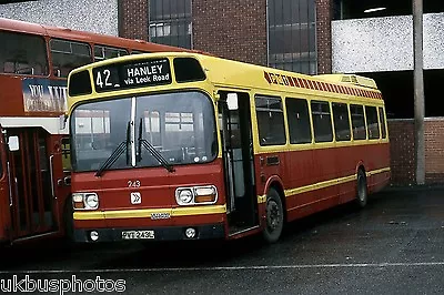 £0.99 • Buy PMT Potteries Motor Traction No.243 Hanley 1986 Bus Photo