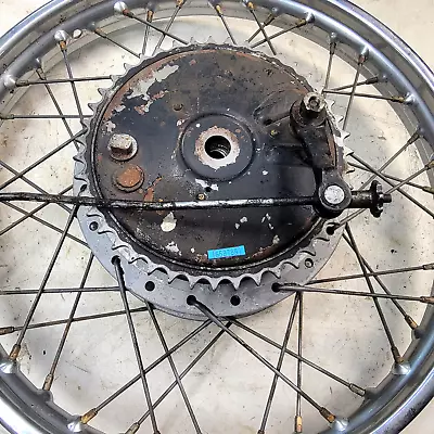 Norton 500 OHV Rear Wheel & Brake 19S7 50 ES2 19S Single Manx Triumph BSA B789 • $199