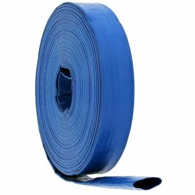  New Lay Flat PVC Water Delivery Hose - Discharge Pipe Pump Lay Flat  • £15.45