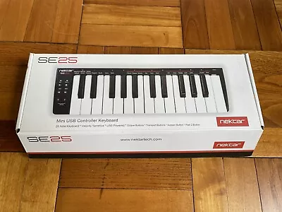 Nektar SE 25 Key Midi Controller Keyboard With Box And Cable • $29.95