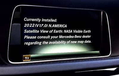 Mercedes Benz North America COMAND NTG 5s1 Map Update + Activation Code V17 2022 • $96.99