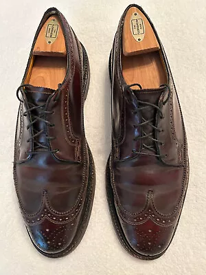 $85 • Buy Vintage FLORSHEIM IMPERIAL Longwing V Cleat 93605 SIZE 11 D  BROWN W/shoe Trees!