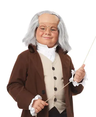 American Patriotic Benjamin Franklin Child Costume Wig • $14.88