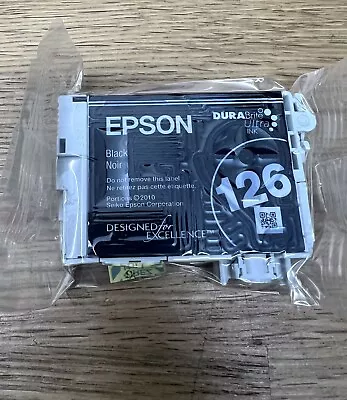 Epson 126 Black Ink Sealed Cartridge No Box Genuine • $8