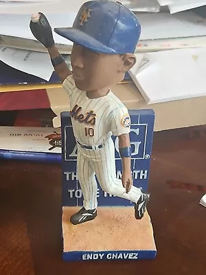 Endy Chavez Shea Stadium Wall Catch 2007 SGA Bobblehead New York NY Mets Bobble • $40