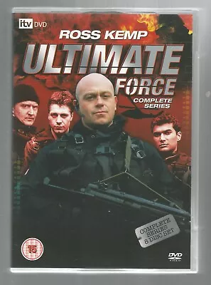 ULTIMATE FORCE - COMPLETE SERIES 1-4 - Ross Kemp - UK DVD (8-DISC SET) - 1 2 3 4 • £8.49