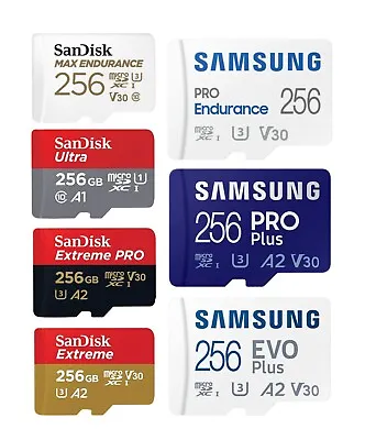 Micro SD Memory Card 256GB SanDisk Ultra Samsung Pro Evo Plus • $49.49