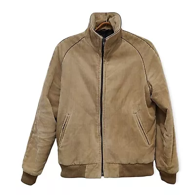 St Michael Marks & Spencer's Corduroy Bomber Jacket - Vintage - 40  Chest • £30