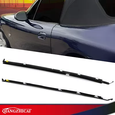 Weatherstrip Seals Door Glass Window Right + Left Side Fit For 90-05 Miata MX-5 • $33.48