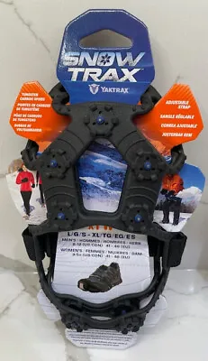 SNOW TRAX YAKTRAX L XL Men 8-12 Wmns 9.5+ Traction Gear For Shoes Boots SNOWTRAX • $14.79