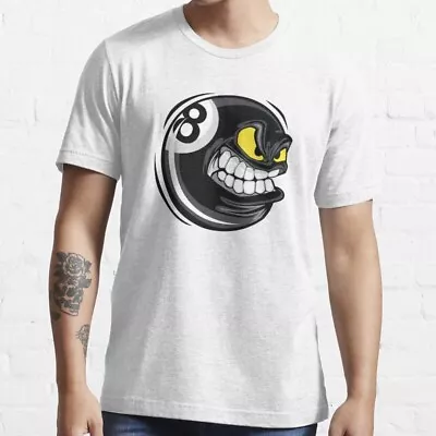 SALE!! 8 Ball Billiards Essential T-Shirt Vintage Best Gift S-5XL • $22.99