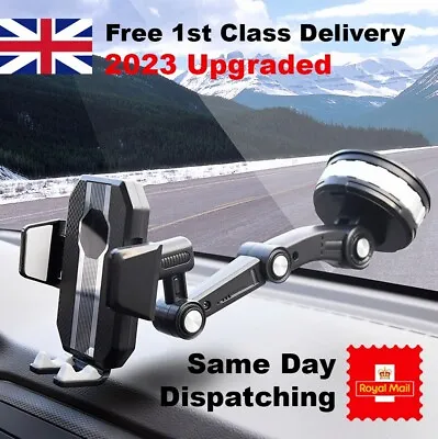 Van Car Phone Holder 360° Rotatable Dashboard Windscreen Suction Support  Mount • £7.40