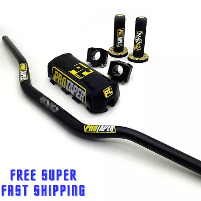 Handlebar For PRO Taper Fat Bar DIRT BIKE 1-1/8  Handle Pads Grip Pit Bike (USA) • $61.88