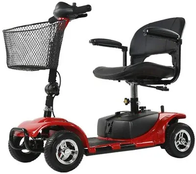 4 Wheels Mobility Scooter Power Wheelchair Folding Electric Scooters Home Travel • $674.98