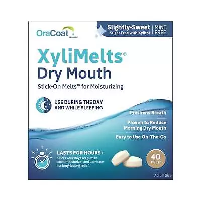 NEW Oracoat - XyliMelts For Dry Mouth - Slightly Sweet • $42.90