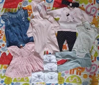 Baby Clothes Bundle 11 Items Girls Size 000; Target H&M Little Me Anko Good Cond • $24.95