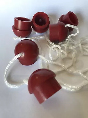 LOT OF 25 SCBA Industrial Cylinder Valve Thread Protectors Caps Red - SCOTT MSA • $70