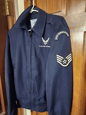 DSCP Wings Collection US Air Force Base Honor Guard Bomber Jacket Mens 40L  • $45