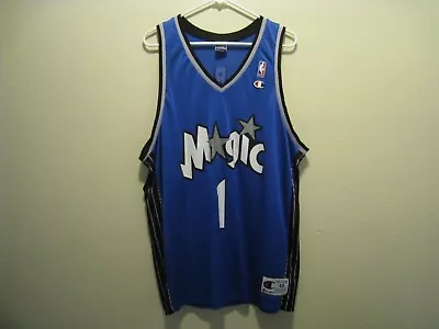 Champion Orlando Magic #1 TRACY MCGRADY Blue Jersey (Adult XL 48)  • $49.95