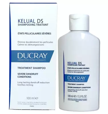Ducray Kelual Ds Anti Dandruff Shampoo 3.3oz / 100ml Exp 05/2026 • $22.50