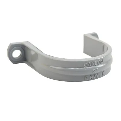 Carlon 2” E977JC Gray PVC 2-Hole Non-Metallic Rigid Support Strap Conduit Clamp • $5.95