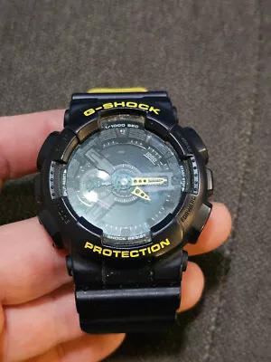 Casio G-Shock GA-110ln XL Series Shock Resistant Watch Fit Black/Yellow. • $48