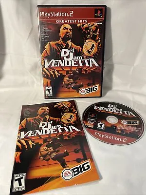$34.49 • Buy Def Jam Vendetta (Sony PlayStation 2, 2003) CIB Complete