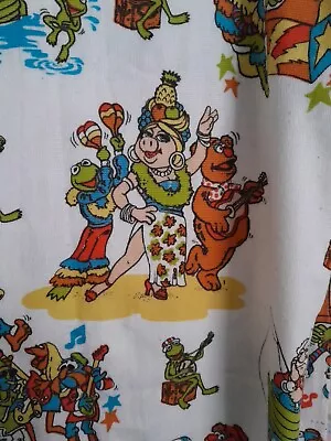 Vintage 1970's Muppet Single Over Bed Cover • £13.99