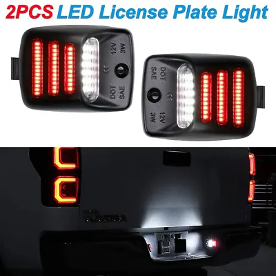 2 X LED License Plate Light Rear Bumper Lamp For Toyota Tacoma Tundra 2005-2015 • $11.91