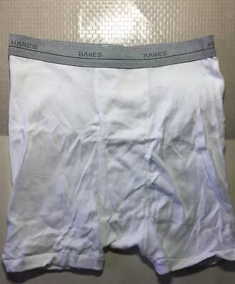 HANES Vintage M 32 34 Men's 90's Old School Full Rise Boxer Briefs Underwear • $16.99