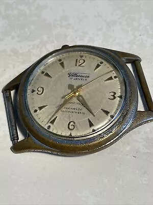 Vintage Men’s Villereuse 17 Jewel  Wrist Watch For Parts • $8