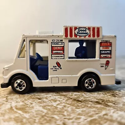 Vintage Mattel Hot Wheels Good Humor Ice Cream Truck 1983 With Ice Cream Man • $5