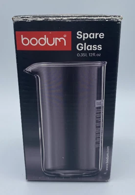 £14.82 • Buy BRAND NEW IN BOX! Bodum Spare Glass 3 Cup/ 0.35L 12 Fl Oz