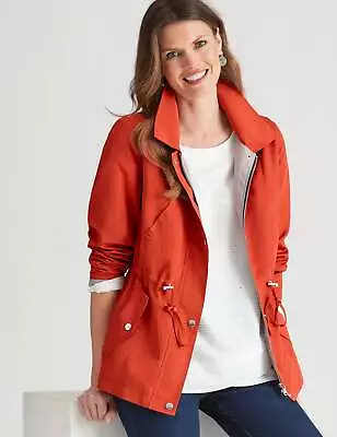 W LANE - Womens Jacket -  Contrast Lining Anorak • $28.66