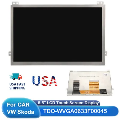 6.5  LCD Touch Screen Display For VW Skoda MIB STD2 684 200 TDO-WVGA0633F00045 • $208.88
