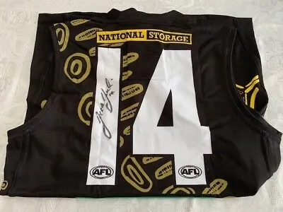 $3995 • Buy 2021 DREAMTIME Game Used Signed Richmond Tigers Bachar Houli Guernesey With COA