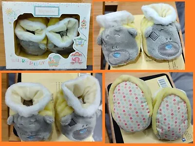 Me To You Baby Booties Shoes Size 3-6 Months - Tiny Tatty Teddy - Polyester -NEW • £12.49