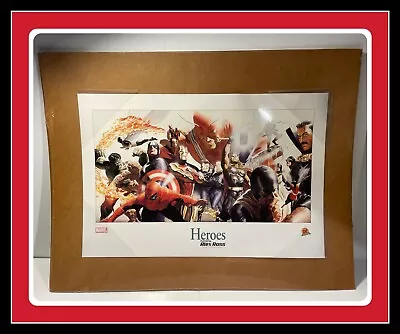 Vintage 2004 Heroes Alex Ross Lithograph Artist Marvel Comics Universe New BNiP • $59.98