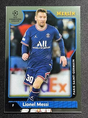 Lionel Messi 2022 Topps Merlin UEFA Champions League REFRACTOR Card #30 • $6.99