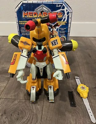 MEDABOTS SUPER ELECTRONIC METABEE HUGE 12” FIGURE 2002 Hasbro With Box • $200