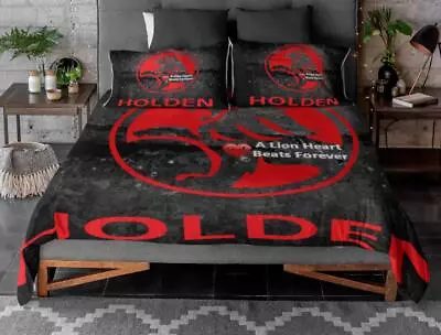 Holden Lion Heart Aussie Classic Car Bedding Quilt Duvet Cover Set New • $29