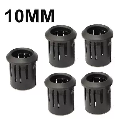 $4.99 • Buy 3mm 5mm 8mm 10mm LED Black Plastic Lamp LED Diode Holder Black Clip Bezel Mount