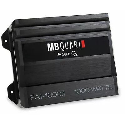 MB Quart FA1-1000.1 Formula Series Amplifier • $129.99