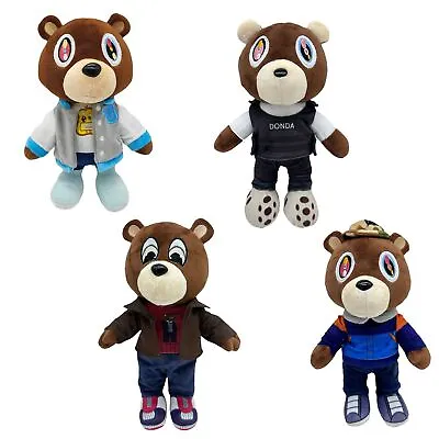 Kanye Teddy Bear Plush Doll West Graduation Teddy Bear Collection Gift Toy 30cm • £10.97