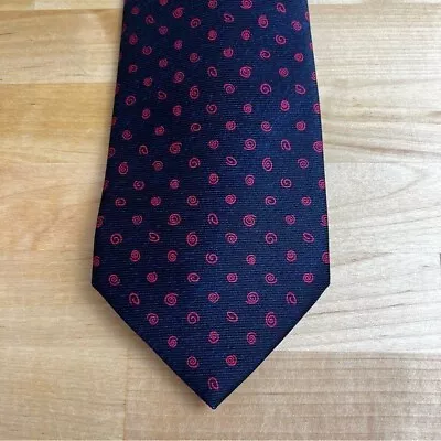 Bulgari Bvlgari Davide Pizzigoni 100% Silk 4  Spiral Tie Made In Italy • $49.99